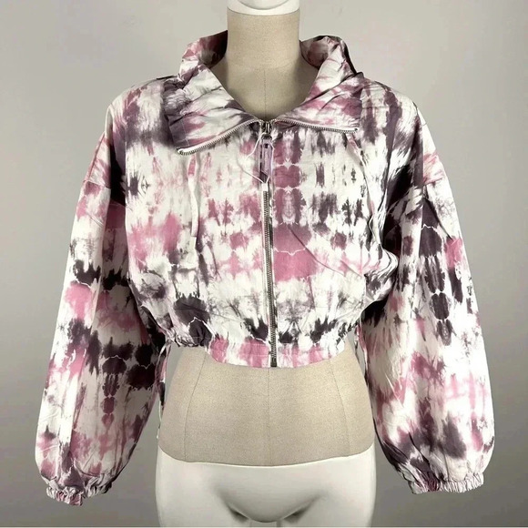 💕 Bershka tie  dye jacket S NWOT - Picture 4 of 14